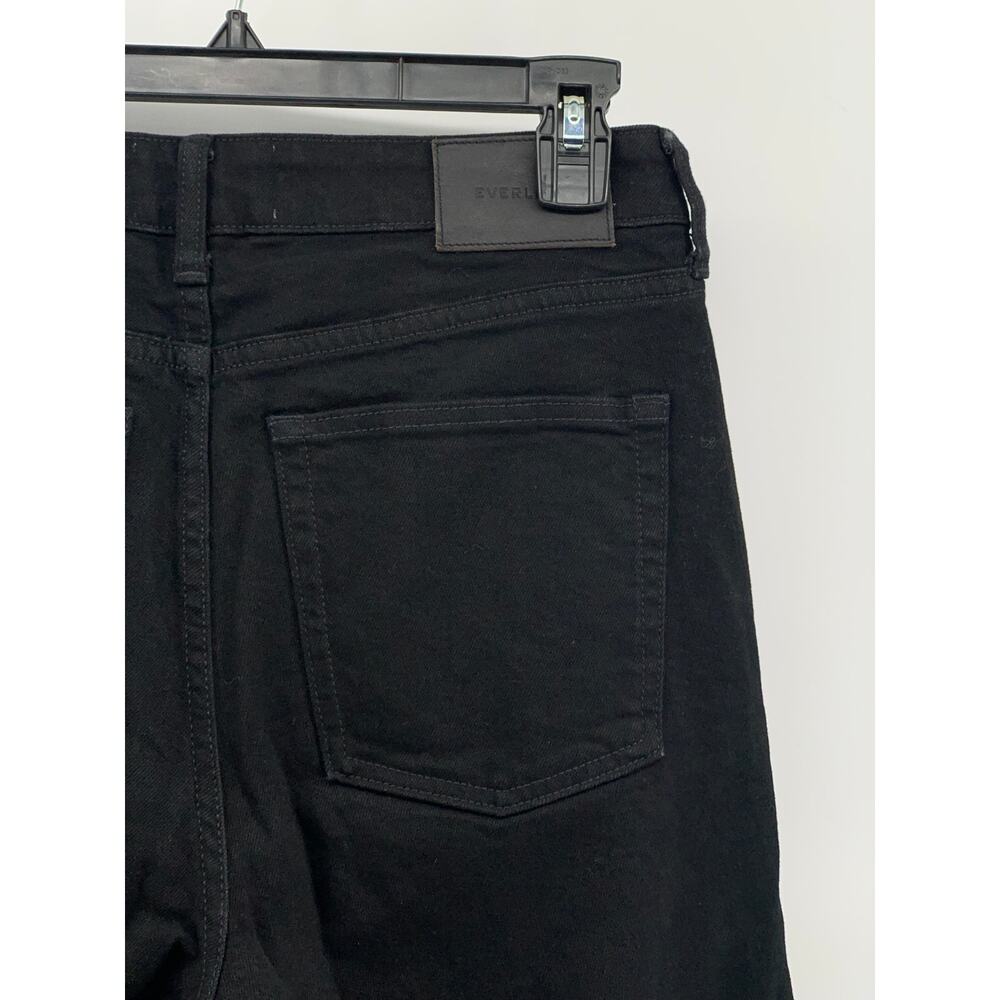 Everlane Women's Black Solid Denim Button-Fly The… - image 6